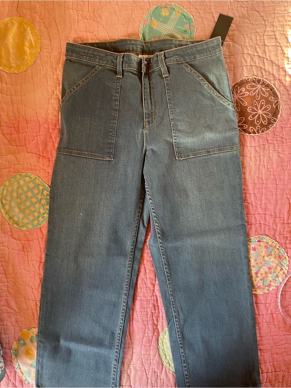 Denim&Co Canyon Retreat Dark Blue Straight-Leg Women's Jeans